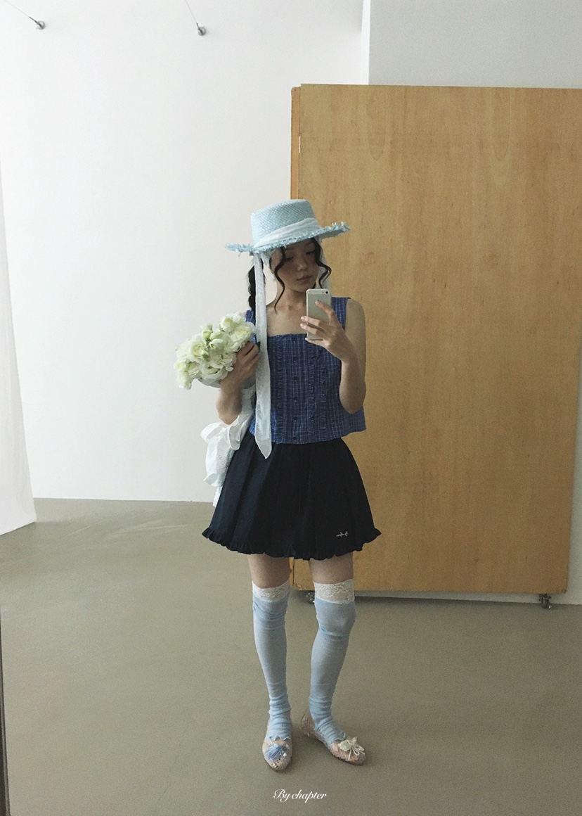 BY CHAPTER韓國代購女裝新品人氣26春夏休閑26夏季吊帶背心BY Chapter吊帶/背心