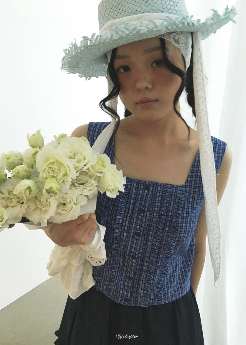BY CHAPTER韓國代購女裝新品人氣26春夏休閑26夏季吊帶背心BY Chapter吊帶/背心圖色1