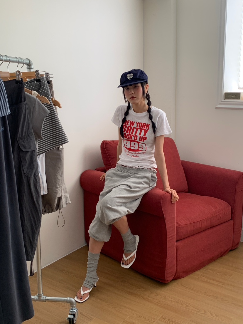 MORE THAN-P東大門實拍韓國女裝新品休閑26春夏職業T恤MORE THANT恤