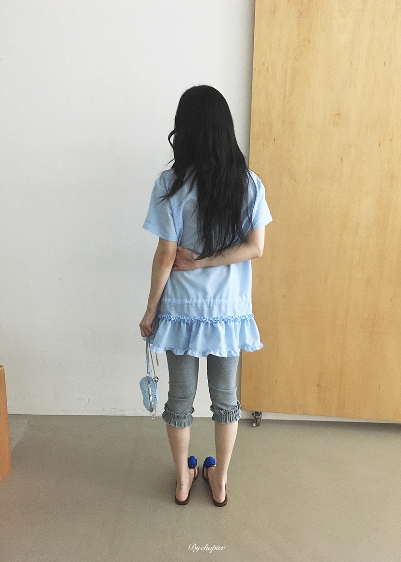 BY CHAPTER韓國直郵女士新品熱賣26夏季人氣職業襯衫蕾絲衫BY Chapter襯衫/蕾絲衫