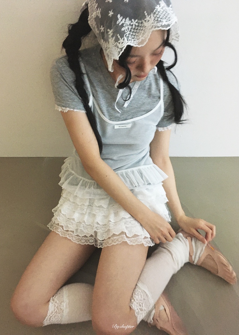 BY CHAPTER韓國東大門直郵女士新品26夏季26春夏套裝網狀套裝BY Chapter套裝
