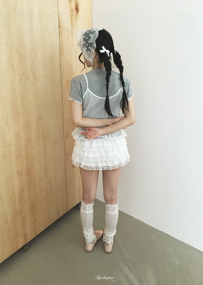 BY CHAPTER韓國東大門直郵女士新品26夏季26春夏套裝網狀套裝BY Chapter套裝