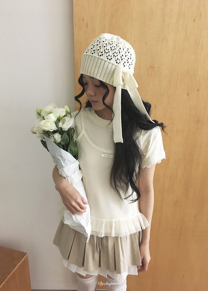 BY CHAPTER韓國東大門直郵女士新品26夏季26春夏套裝網狀套裝BY Chapter套裝
