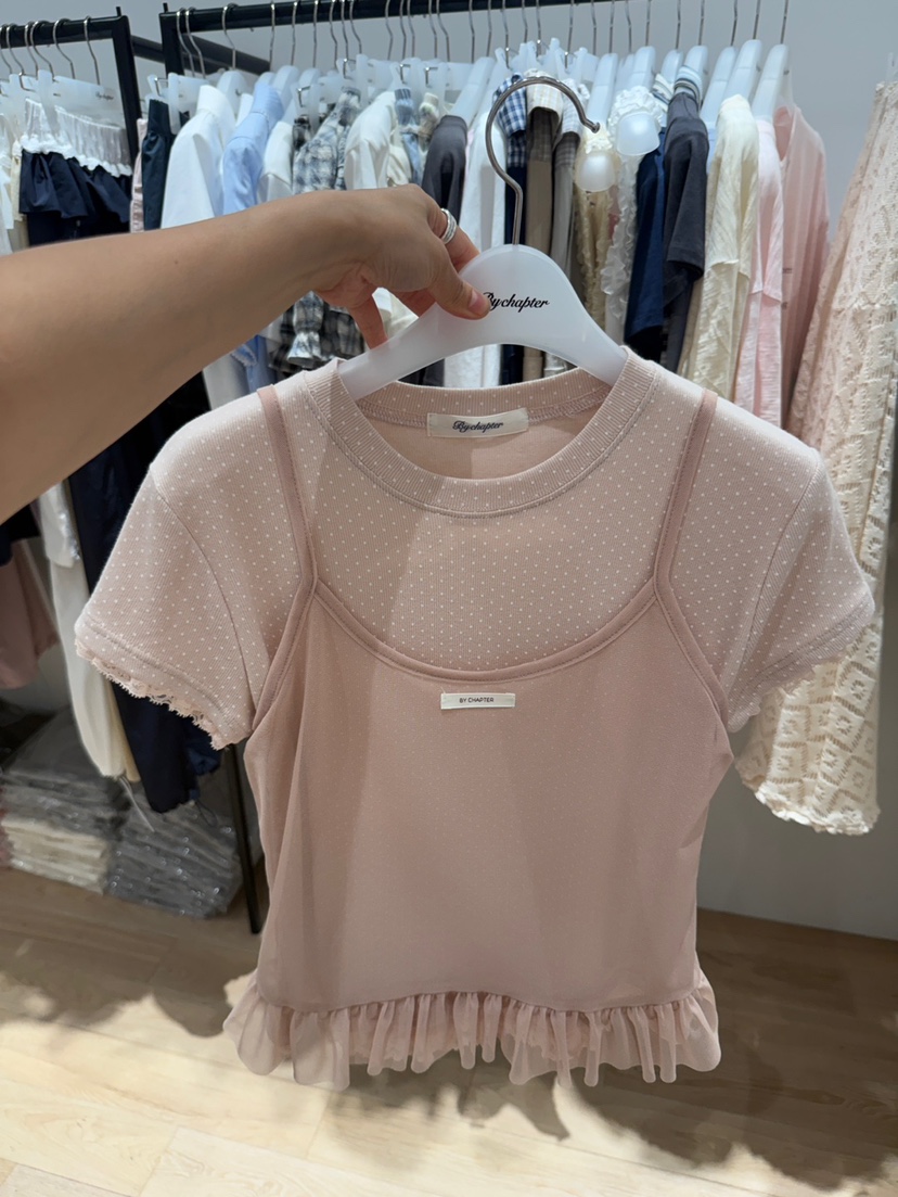 BY CHAPTER韓國東大門直郵女士新品26夏季26春夏套裝網狀套裝BY Chapter套裝圖色3