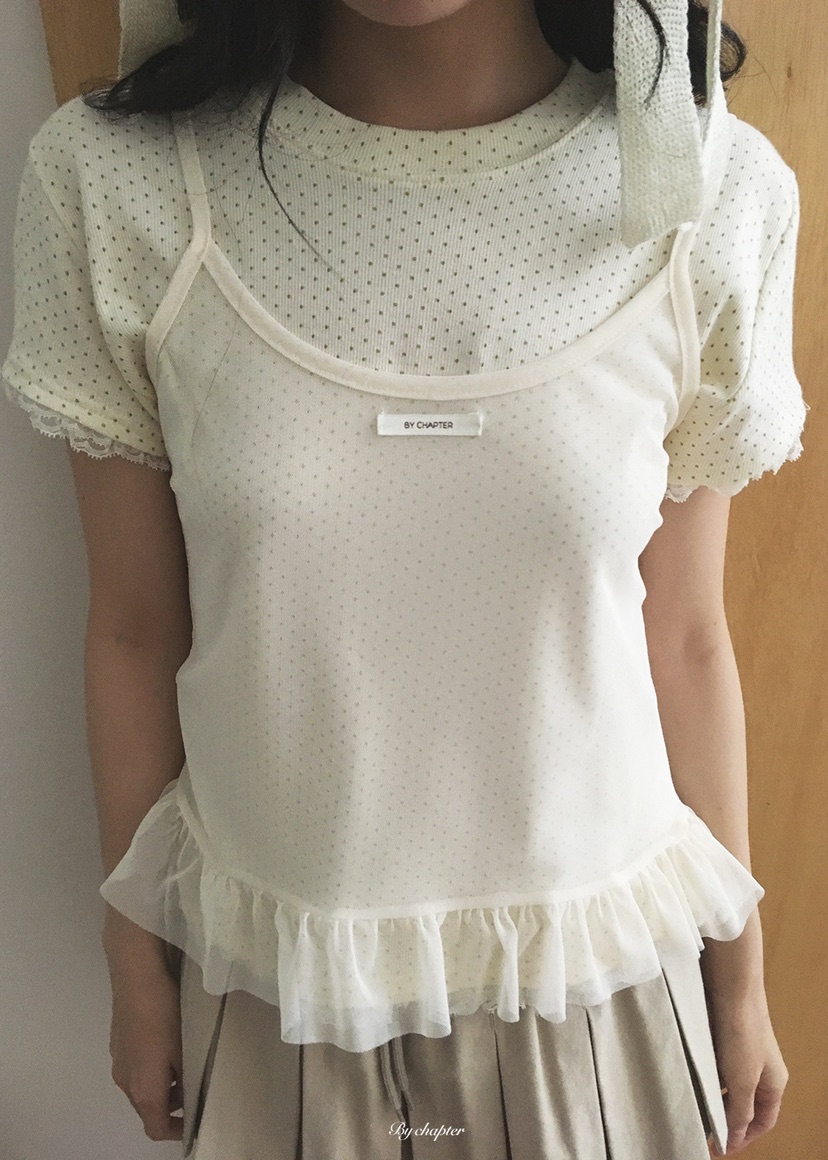 BY CHAPTER韓國東大門直郵女士新品26夏季26春夏套裝網狀套裝BY Chapter套裝圖色4