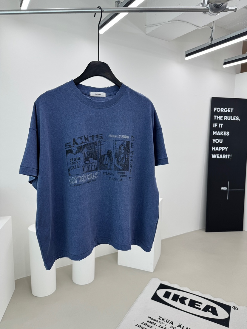 RED-A韓國東大門代購女士新品時尚職業熱賣休閑推薦人氣T恤RED-AT恤圖色2
