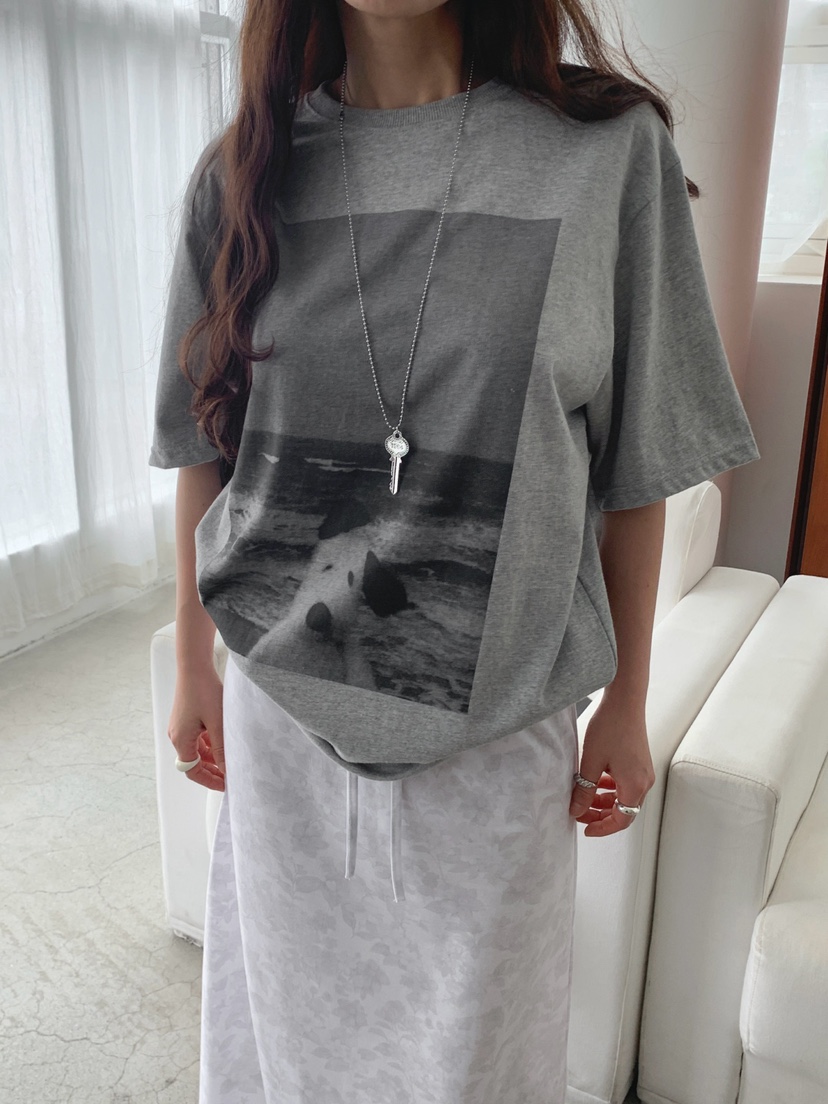 JKICHI韓國直郵女裝新款推薦時尚26夏季休閑人氣職業熱賣T恤JKICHIT恤圖色1
