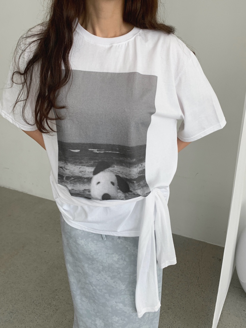 JKICHI韓國直郵女裝新款推薦時尚26夏季休閑人氣職業熱賣T恤JKICHIT恤圖色2