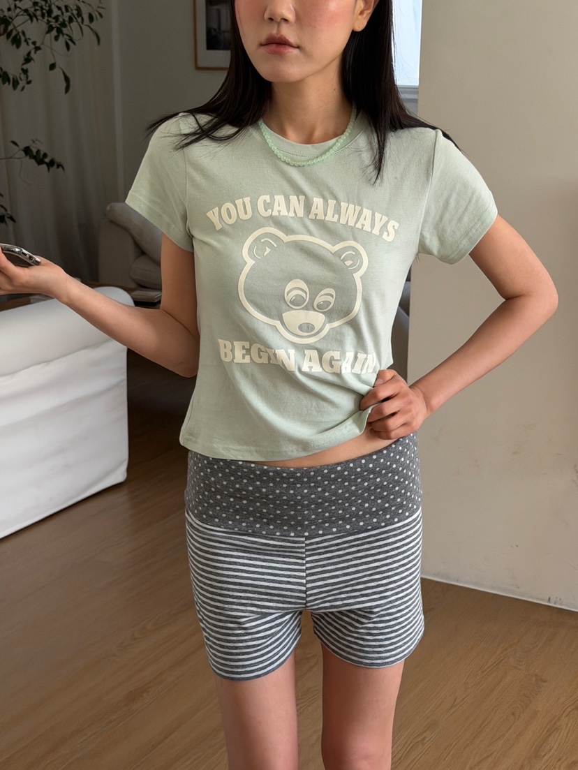 MORE THAN-P韓國東大門代購女裝新款26夏季時尚職業T恤MORE THANT恤