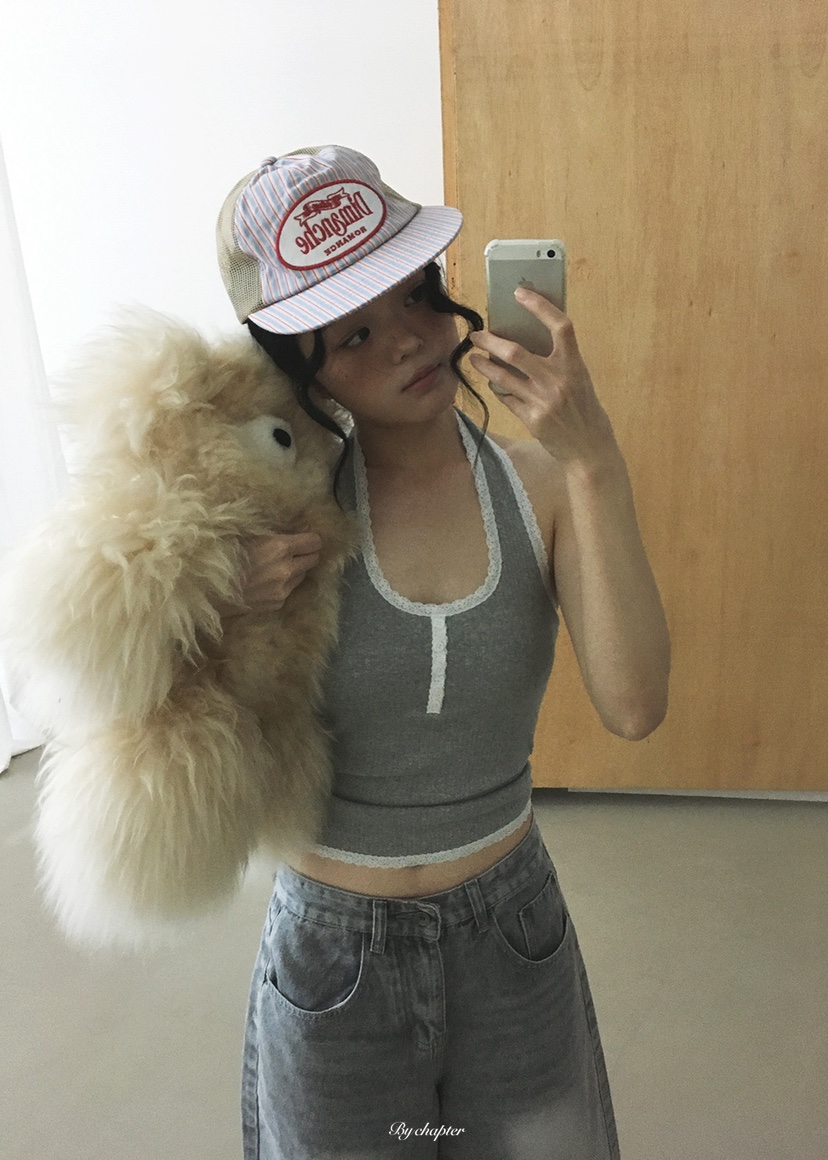 BY CHAPTER韓國代購女士新款時尚職業休閑推薦26春夏吊帶背心BY Chapter吊帶/背心