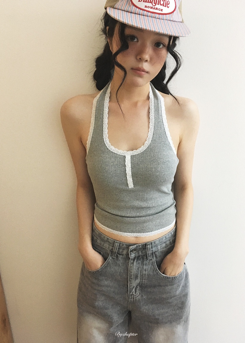 BY CHAPTER韓國代購女士新款時尚職業休閑推薦26春夏吊帶背心BY Chapter吊帶/背心圖色1