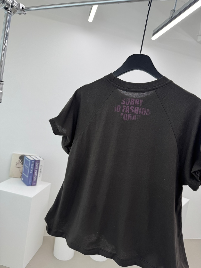 RED-A韓國直郵實拍女裝新品26夏季推薦人氣職業熱賣T恤插肩RED-AT恤圖色4