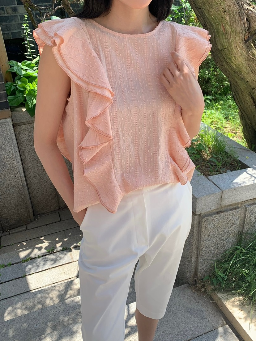 LOVE MY SANTA韓國直郵實拍女裝新款時尚26夏季襯衫蕾絲衫LSanta/LOVE MY SANTA襯衫/蕾絲衫圖色1