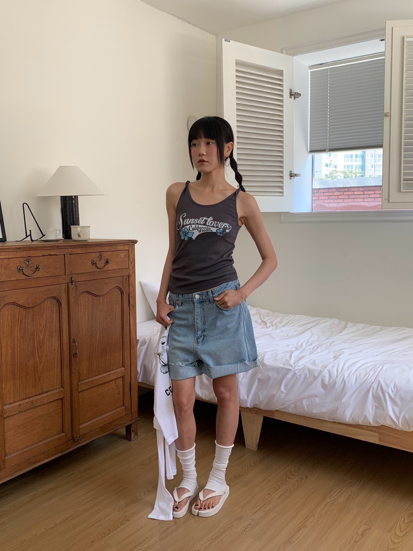 MORE THAN-P韓國直郵女裝新品26春夏26夏季推薦吊帶背心MORE THAN吊帶/背心
