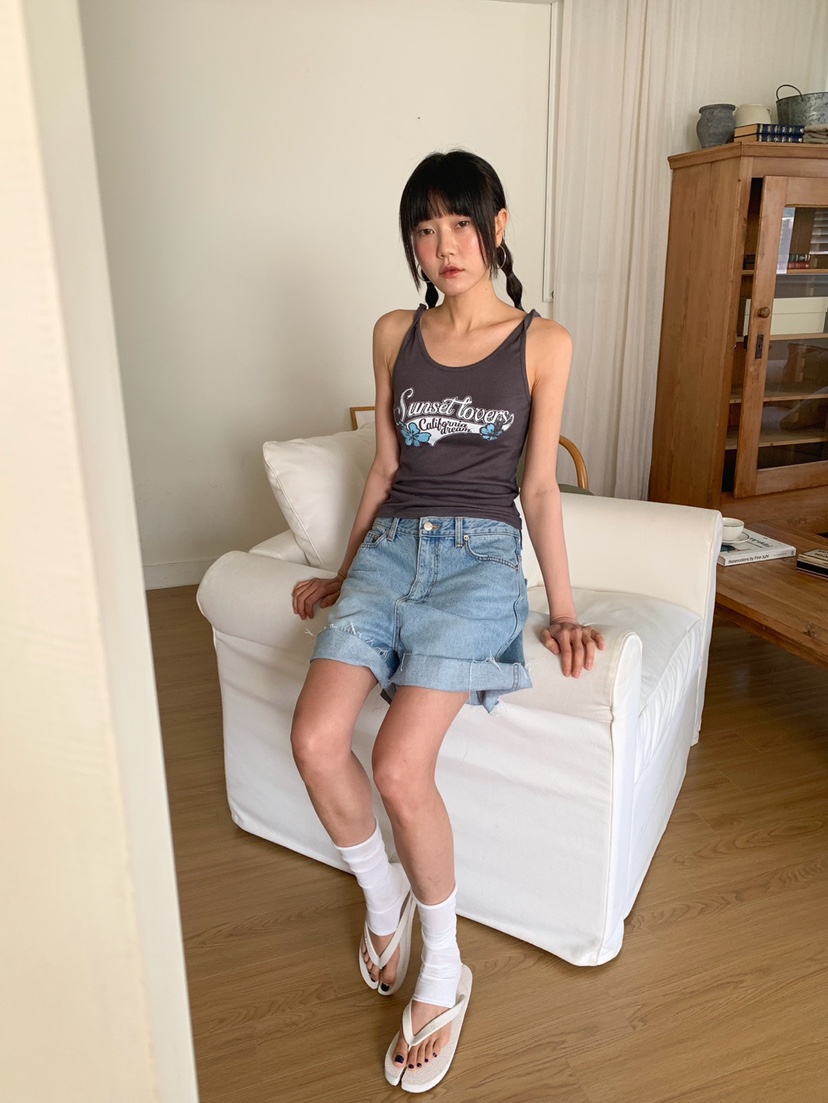 MORE THAN-P韓國直郵女裝新品26春夏26夏季推薦吊帶背心MORE THAN吊帶/背心