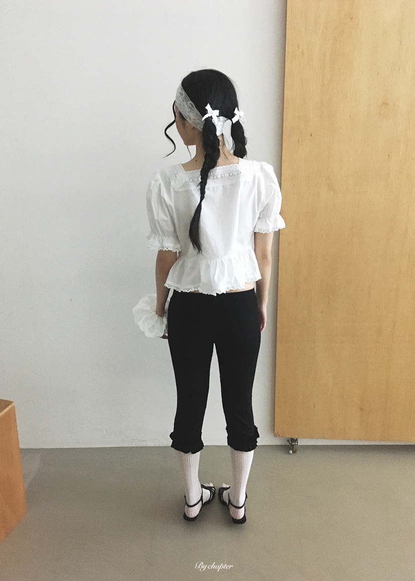 BY CHAPTER韓國東大門直郵女士新款26春夏時尚襯衫蕾絲衫BY Chapter襯衫/蕾絲衫