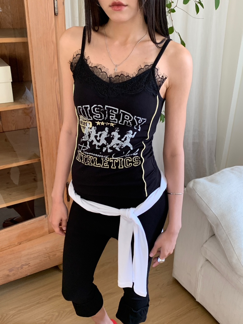 MORE THAN-P韓國直郵實拍女裝新品26夏季人氣熱賣吊帶背心MORE THAN吊帶/背心