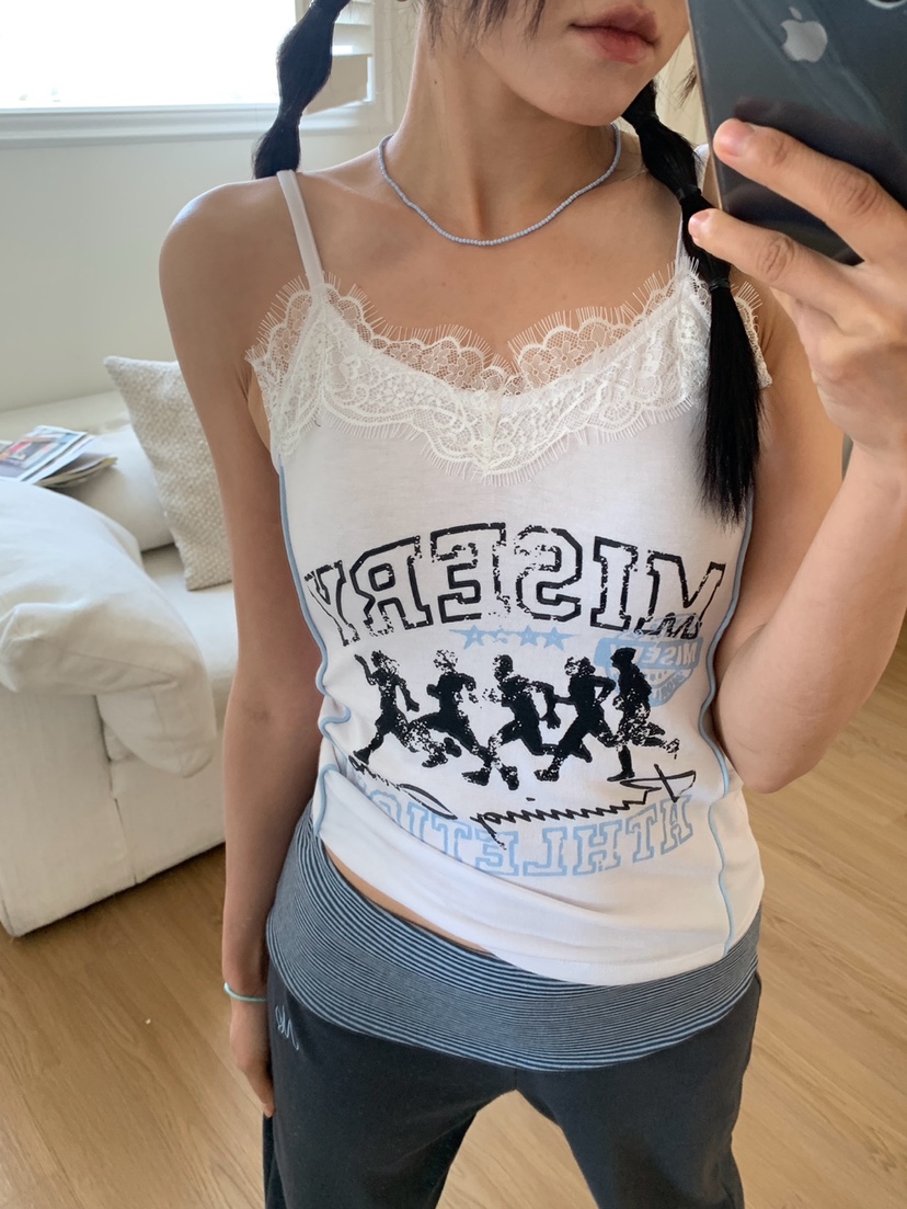 MORE THAN-P韓國直郵實拍女裝新品26夏季人氣熱賣吊帶背心MORE THAN吊帶/背心