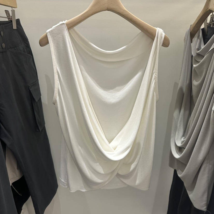PITA/THEVERLIN韓國直郵女士新品職業吊帶背心莫代爾無袖PITA/THEVERLIN吊帶/背心圖色1白色