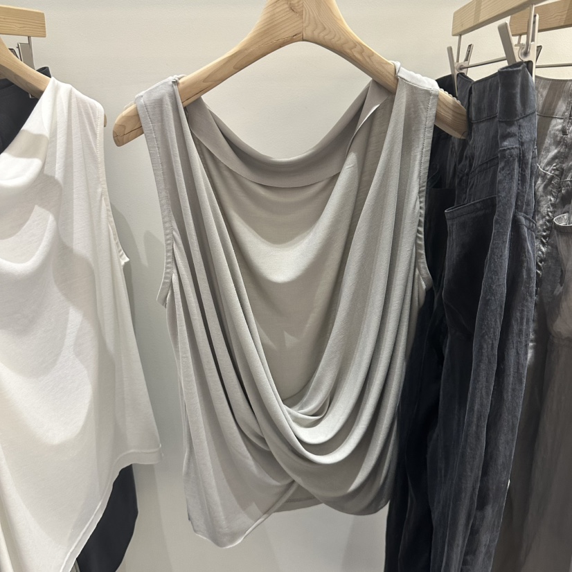 PITA/THEVERLIN韓國直郵女士新品職業吊帶背心莫代爾無袖PITA/THEVERLIN吊帶/背心圖色2米色