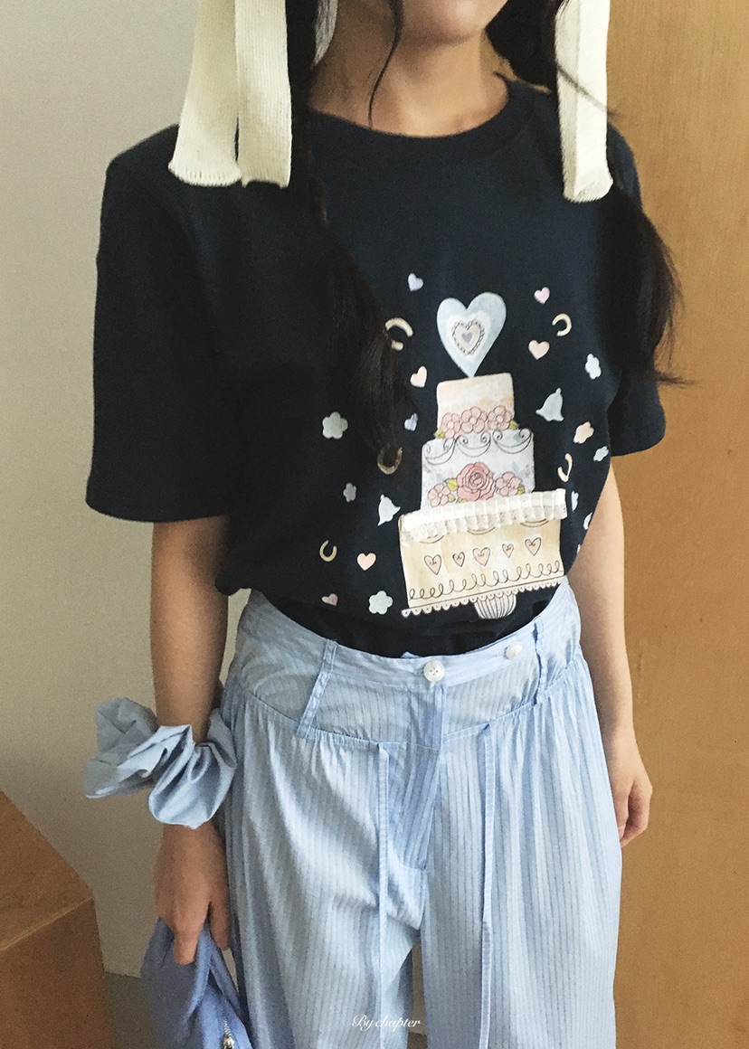 BY CHAPTER韓國直郵實拍女士新品職業26春夏推薦26夏季T恤BY ChapterT恤