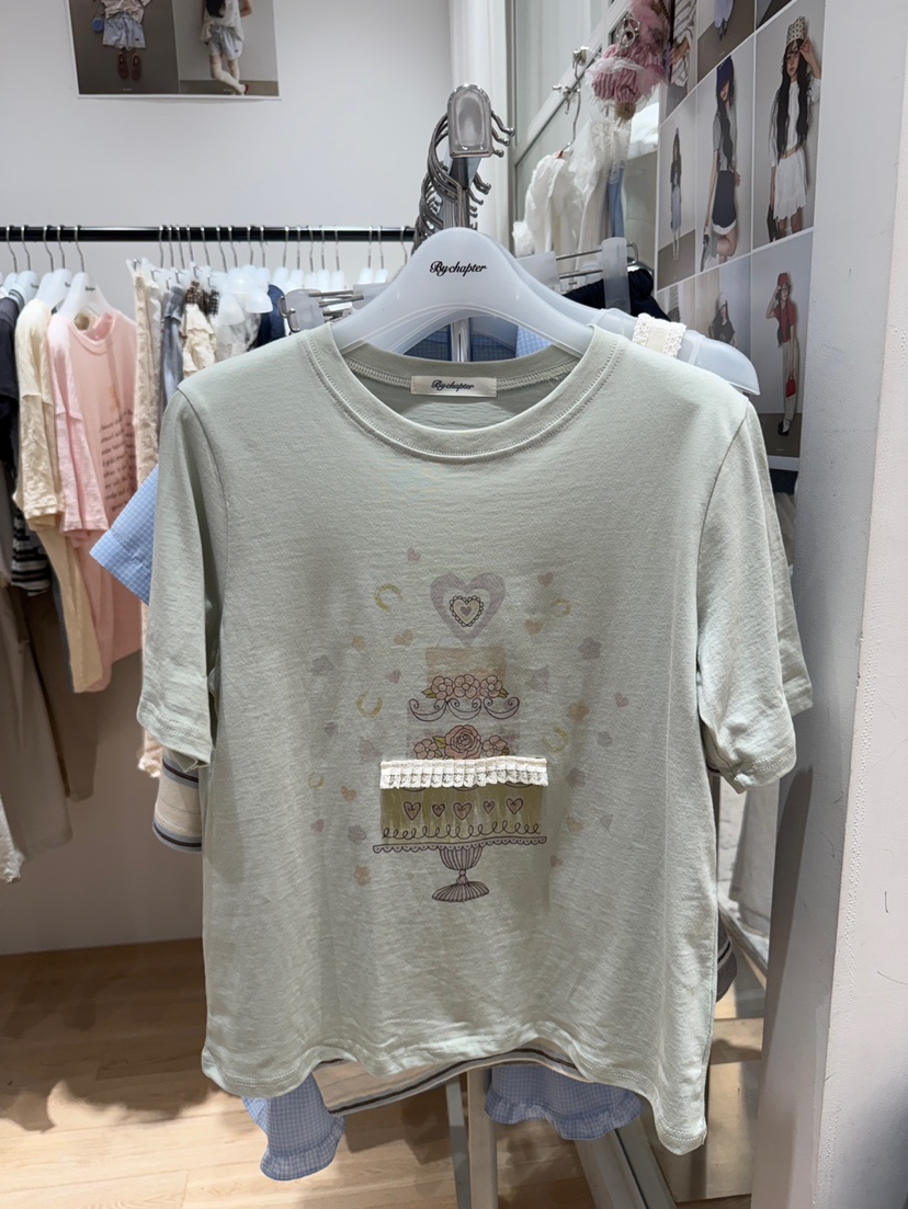 BY CHAPTER韓國直郵實拍女士新品職業26春夏推薦26夏季T恤BY ChapterT恤圖色3