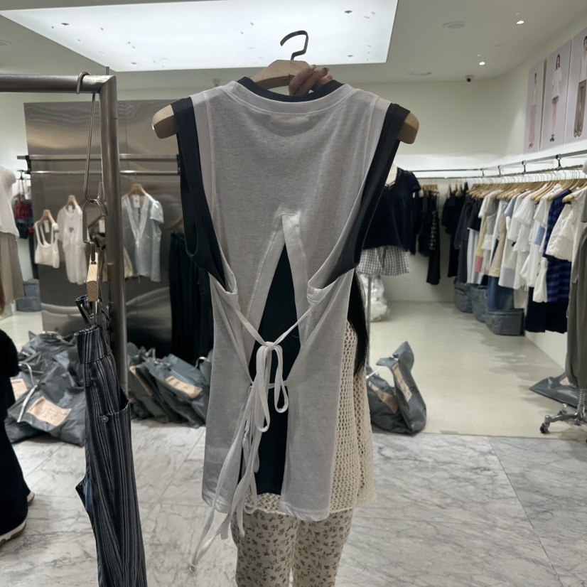 PITA/THEVERLIN韓國直郵女士新款推薦套裝兩件套系帶套裝PITA/THEVERLIN套裝