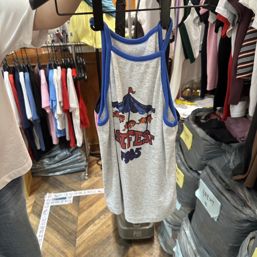 GARMENT-P韓國東大門直郵女裝新款職業熱賣休閑吊帶背心GARMENT吊帶/背心圖色2
