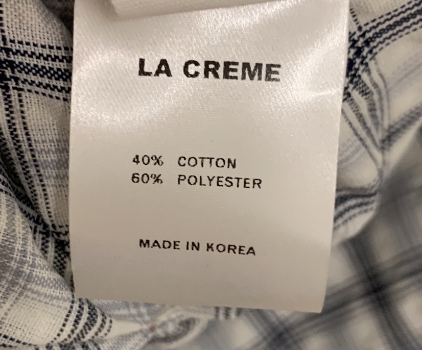 LA CREME韓國代購女裝新品熱賣休閑連衣裙格子褶皺褶裥SLA CREME連衣裙