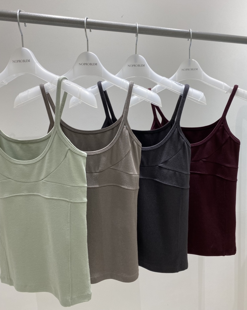 NOPROBLEM韓國東大門直郵女裝新品26夏季人氣26春夏吊帶背心NOPROBLEM吊帶/背心