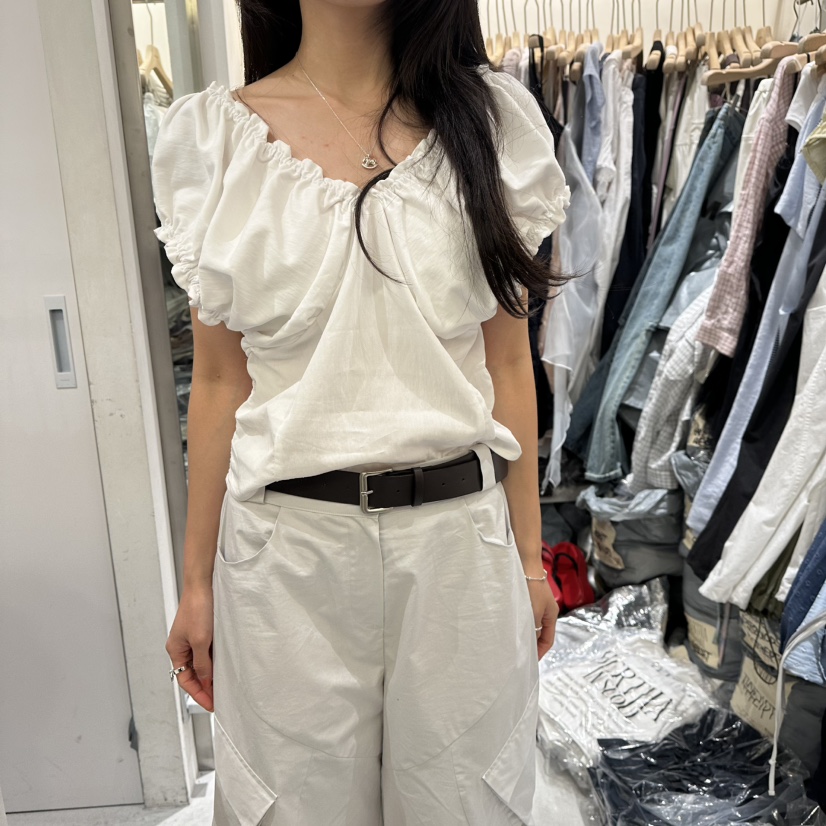 BERTHA韓國東大門直郵女士新品26夏季熱賣人氣襯衫蕾絲衫LBERTHA襯衫/蕾絲衫圖色1