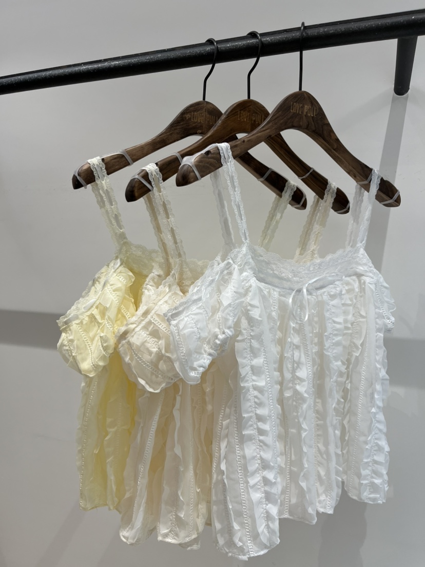 LOVE PULL韓國直郵實拍女裝新品26夏季推薦休閑襯衫蕾絲衫LLOVE PULL襯衫/蕾絲衫