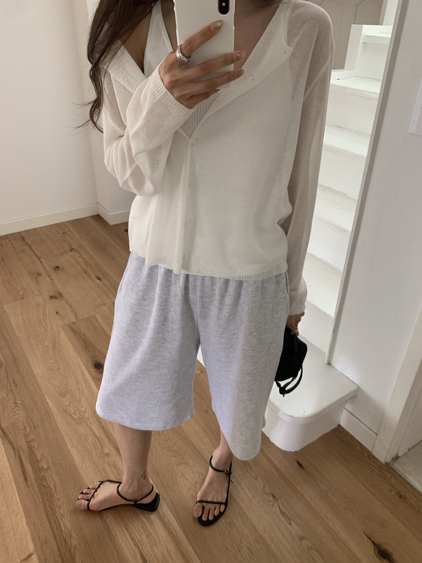 NOTICE韓國直郵實拍女裝新品推薦26春夏職業時尚短褲華夫格NOTICE短褲