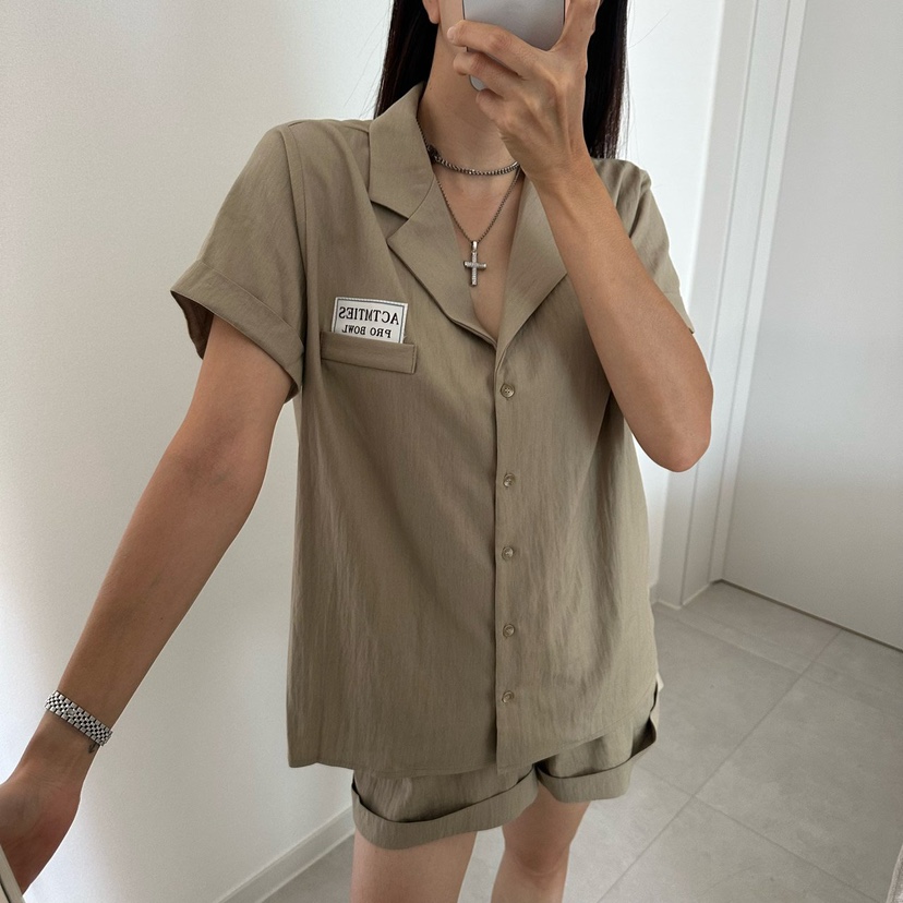 SOUIT韓國直郵實拍女裝新品26春夏人氣職業推薦襯衫蕾絲衫SOUIT by mabel-L襯衫/蕾絲衫圖色2