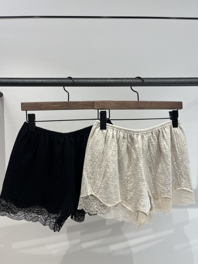 LOVE PULL韓國直郵女士新品休閑時尚人氣26春夏短褲蕾絲LOVE PULL短褲