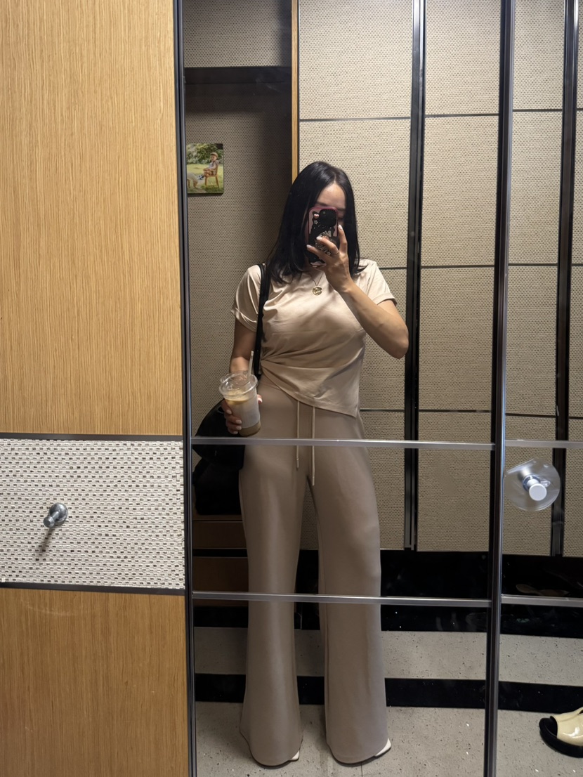 RIAH韓國直郵女士新款26春夏人氣職業時尚26夏季休閑休閑褲RIAH休閑褲