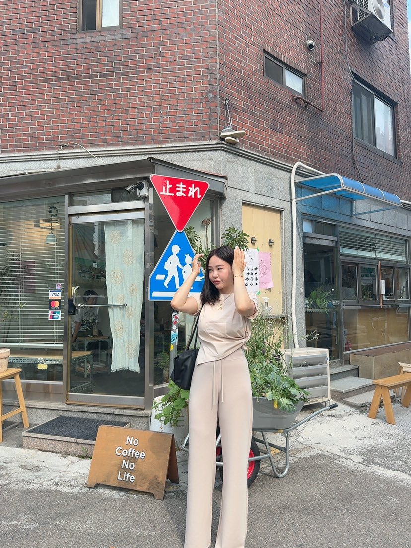 RIAH韓國直郵女士新款26春夏人氣職業時尚26夏季休閑休閑褲RIAH休閑褲