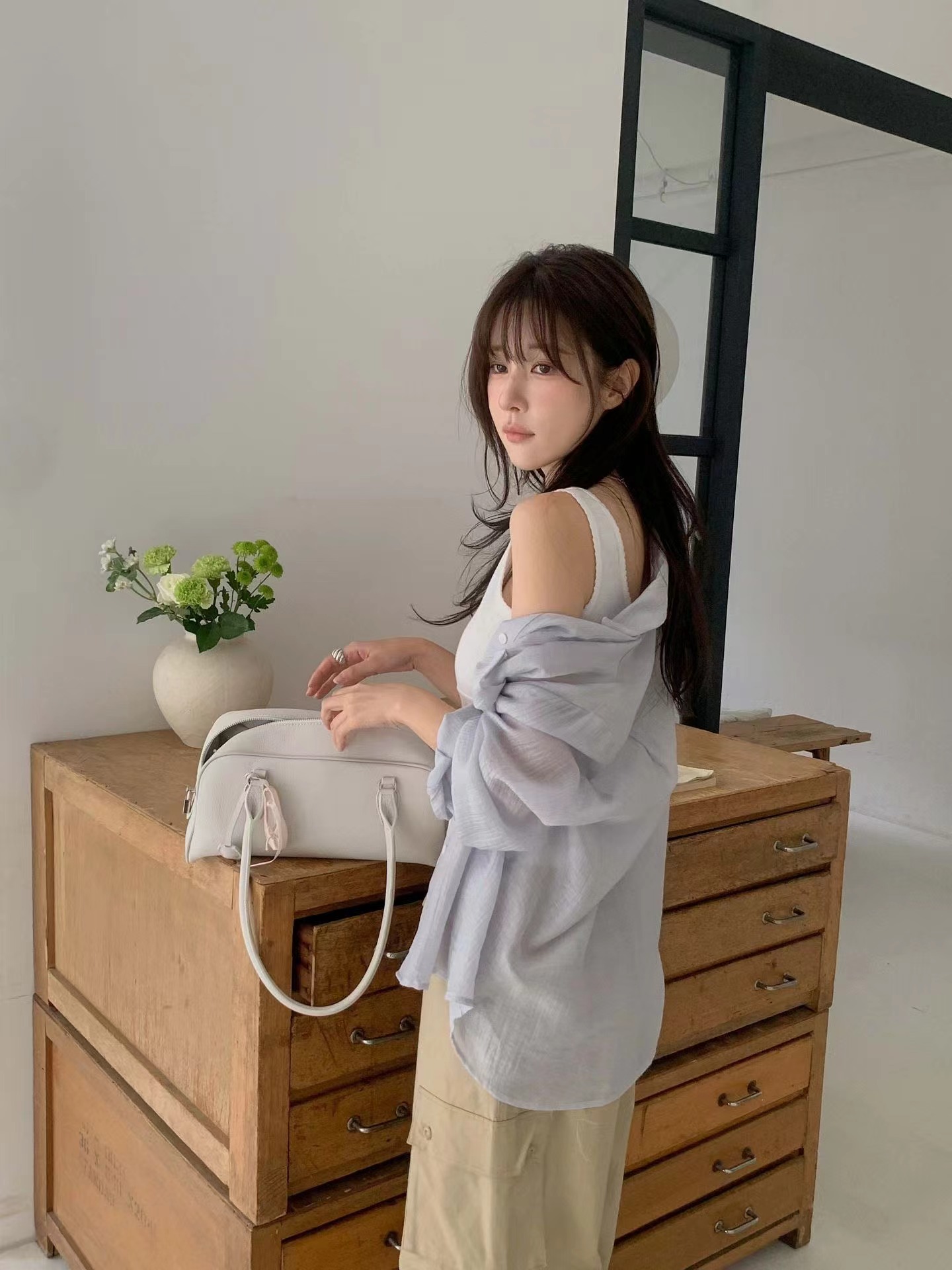 MIELLE-미엘르-OT韓國代購女裝新款熱賣26春夏襯衫蕾絲衫MIELLE-2件起襯衫/蕾絲衫