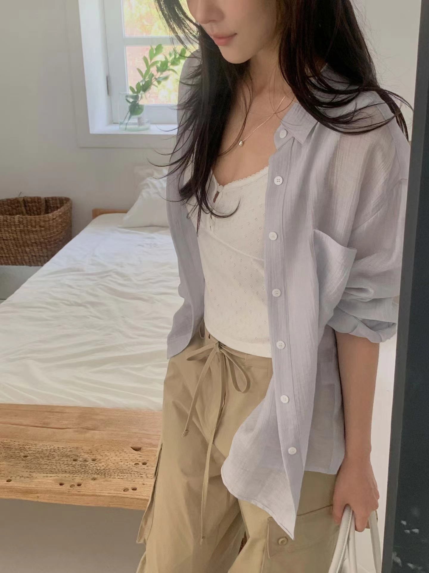 MIELLE-미엘르-OT韓國代購女裝新款熱賣26春夏襯衫蕾絲衫MIELLE-2件起襯衫/蕾絲衫