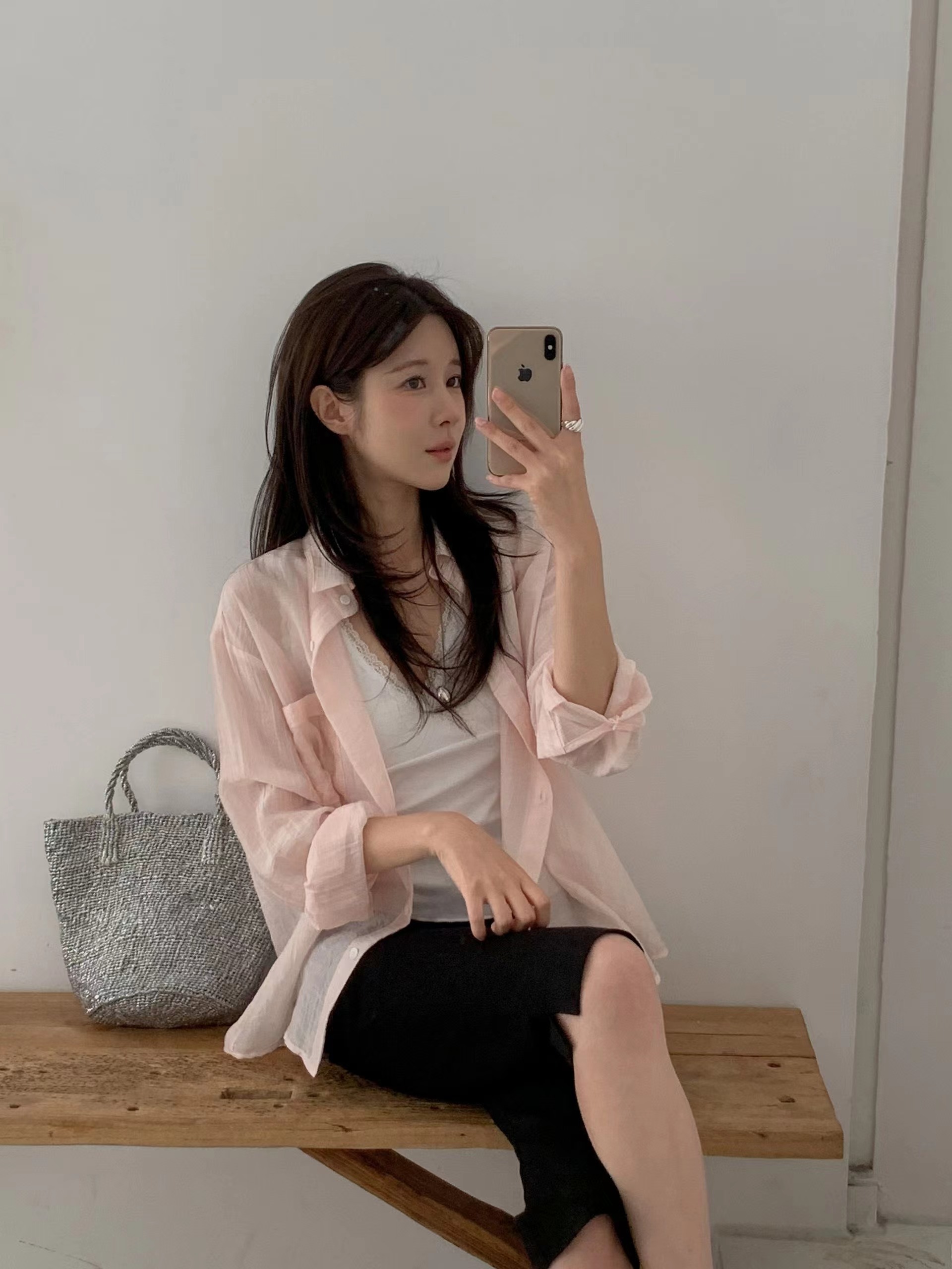 MIELLE-미엘르-OT韓國代購女裝新款熱賣26春夏襯衫蕾絲衫MIELLE-2件起襯衫/蕾絲衫