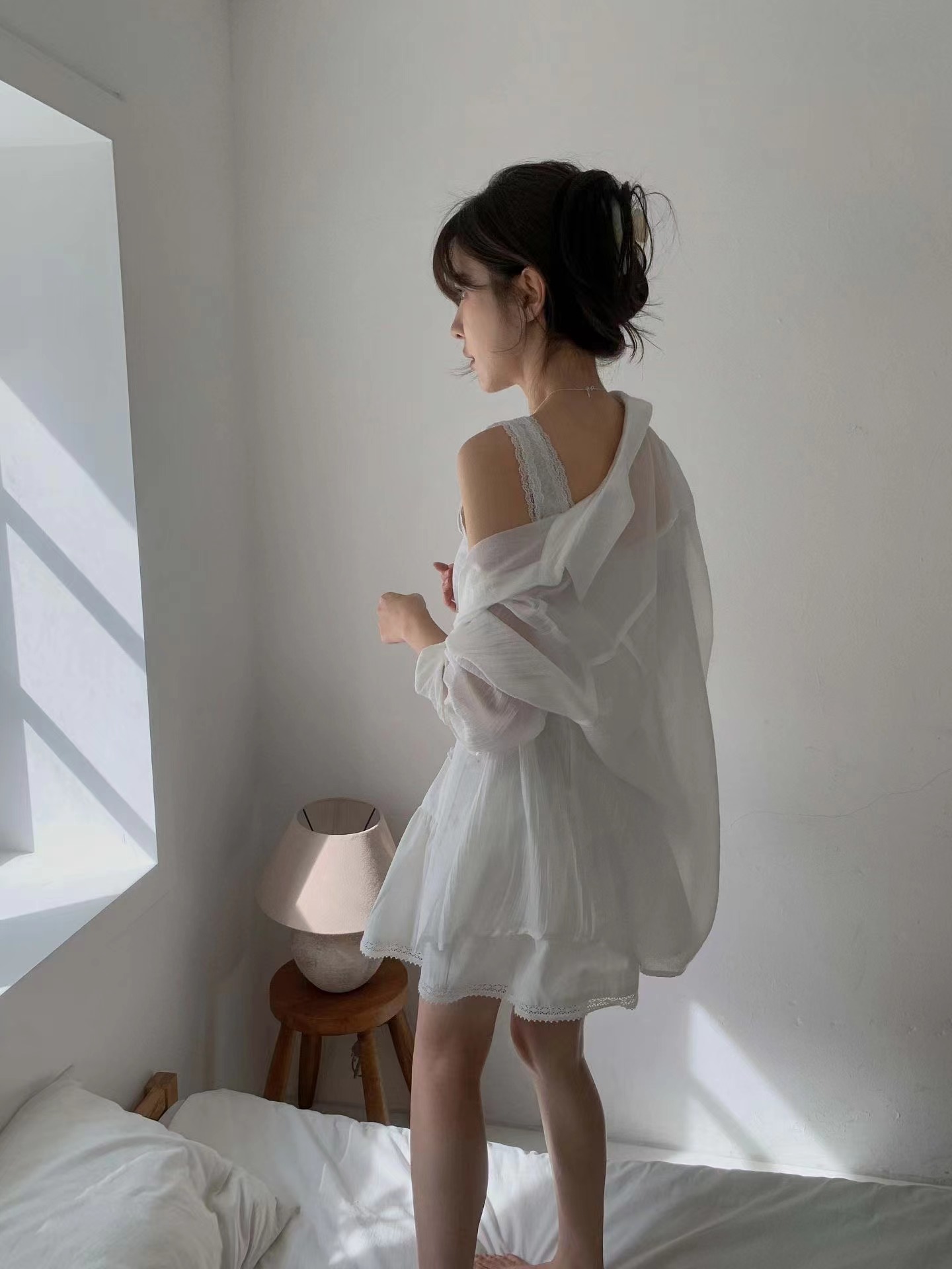MIELLE-미엘르-OT韓國代購女裝新款熱賣26春夏襯衫蕾絲衫MIELLE-2件起襯衫/蕾絲衫