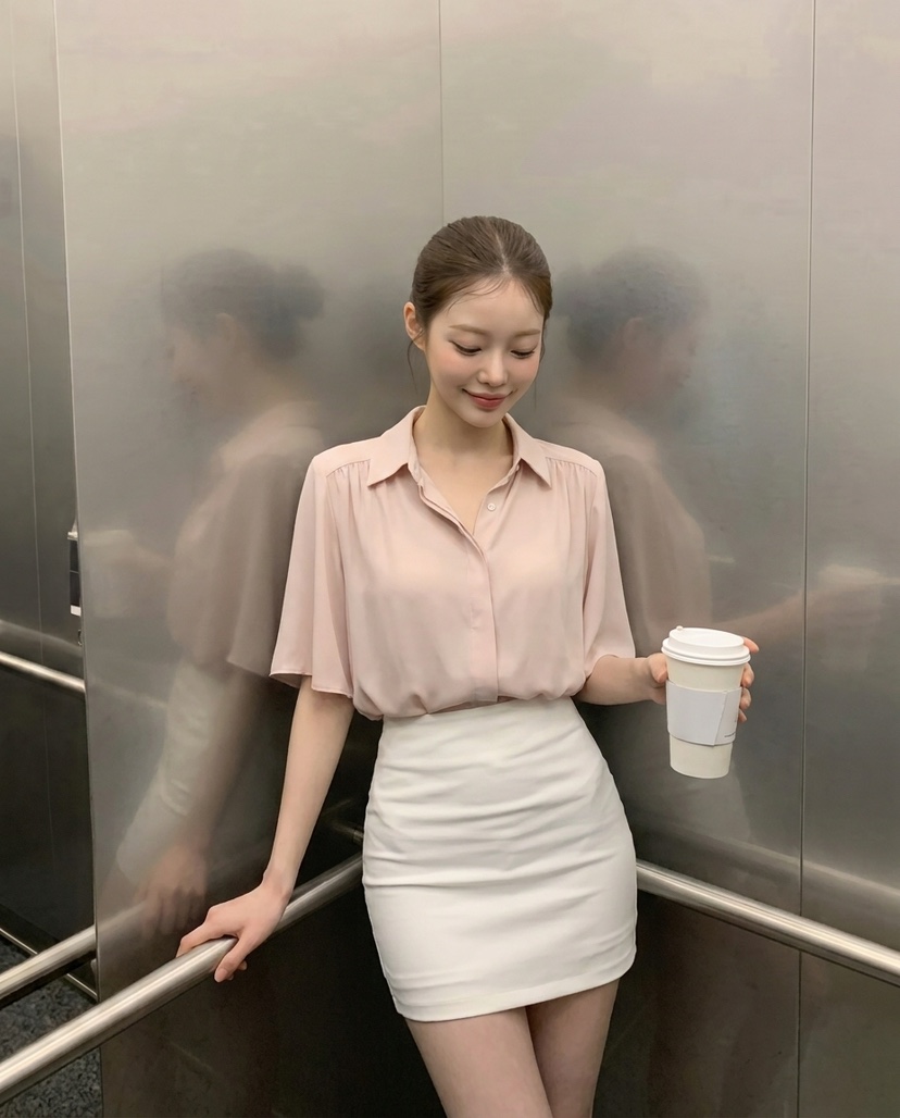 BODDARI보따리-T韓國東大門直郵女裝新品推薦襯衫蕾絲衫BODDARI보따리-T襯衫/蕾絲衫