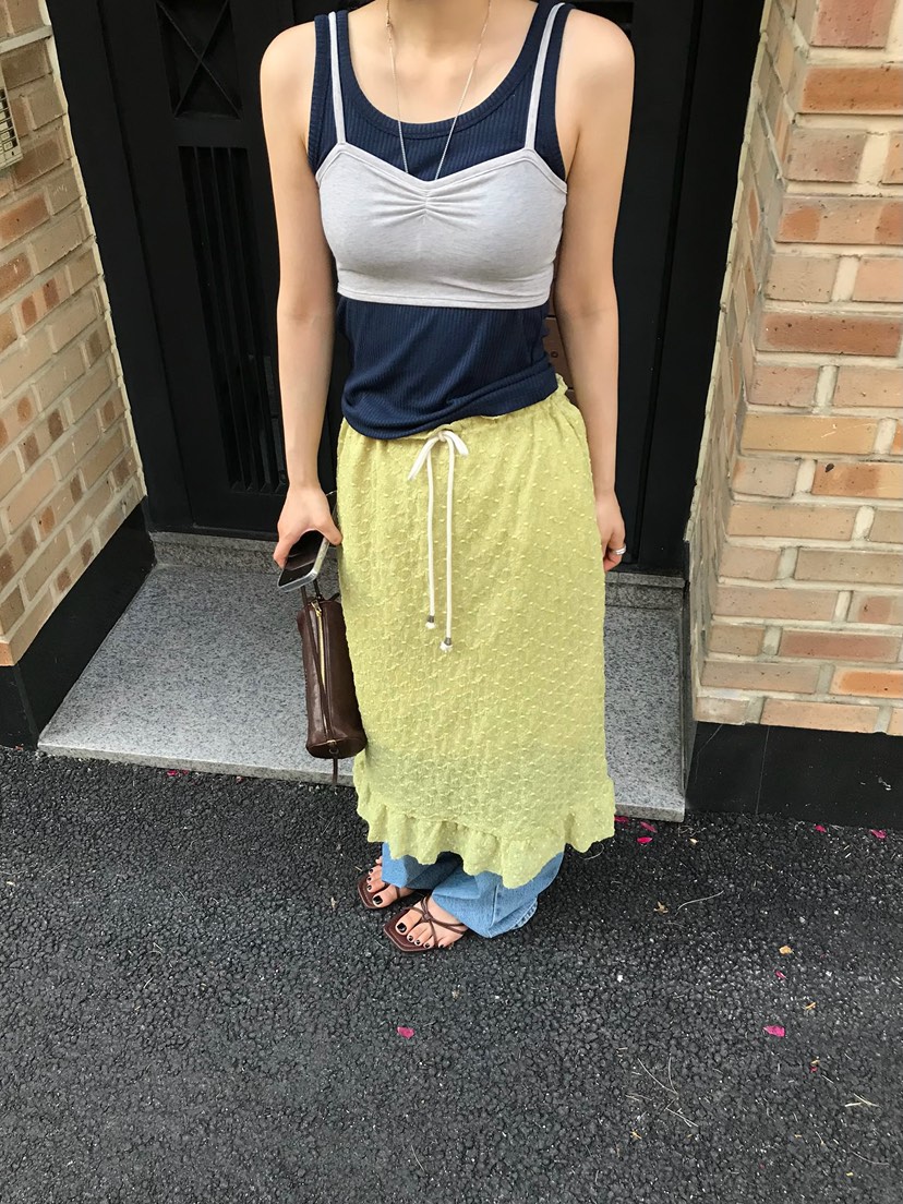 ESCHER韓國直郵女裝新品26春夏人氣26夏季職業休閑吊帶背心ESCHER吊帶/背心