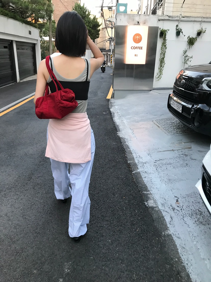 ESCHER韓國直郵女裝新品26春夏人氣26夏季職業休閑吊帶背心ESCHER吊帶/背心