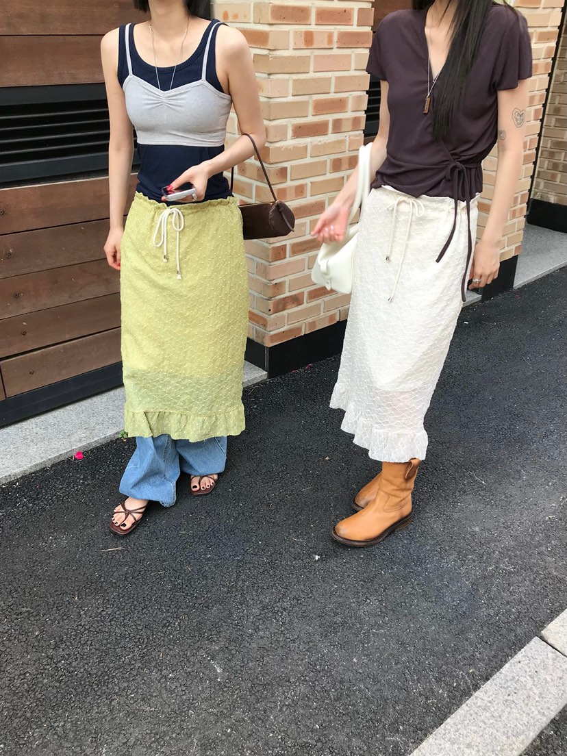 ESCHER韓國東大門代購女裝新品人氣職業26春夏半身裙中短裙ESCHER半身裙/中短裙