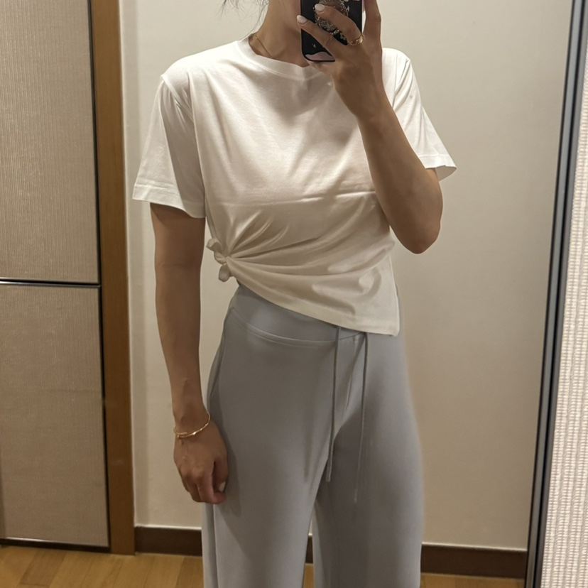 RIAH韓國直郵女裝新款熱賣26春夏人氣職業26夏季休閑推薦T恤RIAHT恤