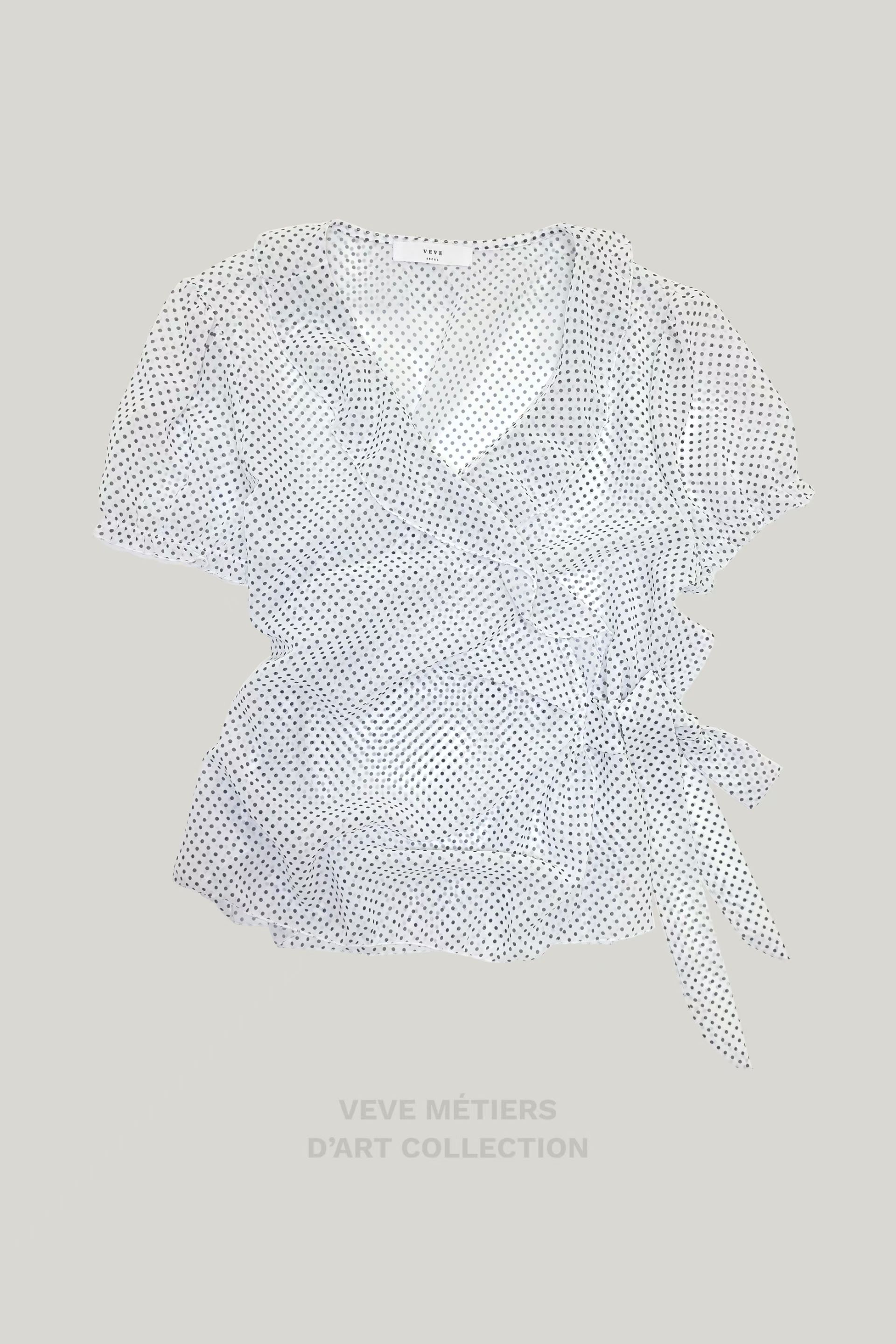 VEVE韓國直郵女士新款26夏季職業26春夏休閑人氣襯衫蕾絲衫LVEVE襯衫/蕾絲衫圖色2