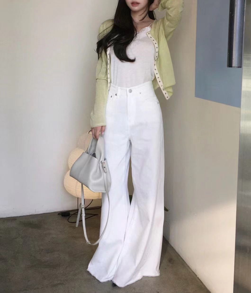 MELLDE韓國代購女裝新品休閑推薦職業26春夏時尚26夏季牛仔褲MELLDE牛仔褲圖色3
