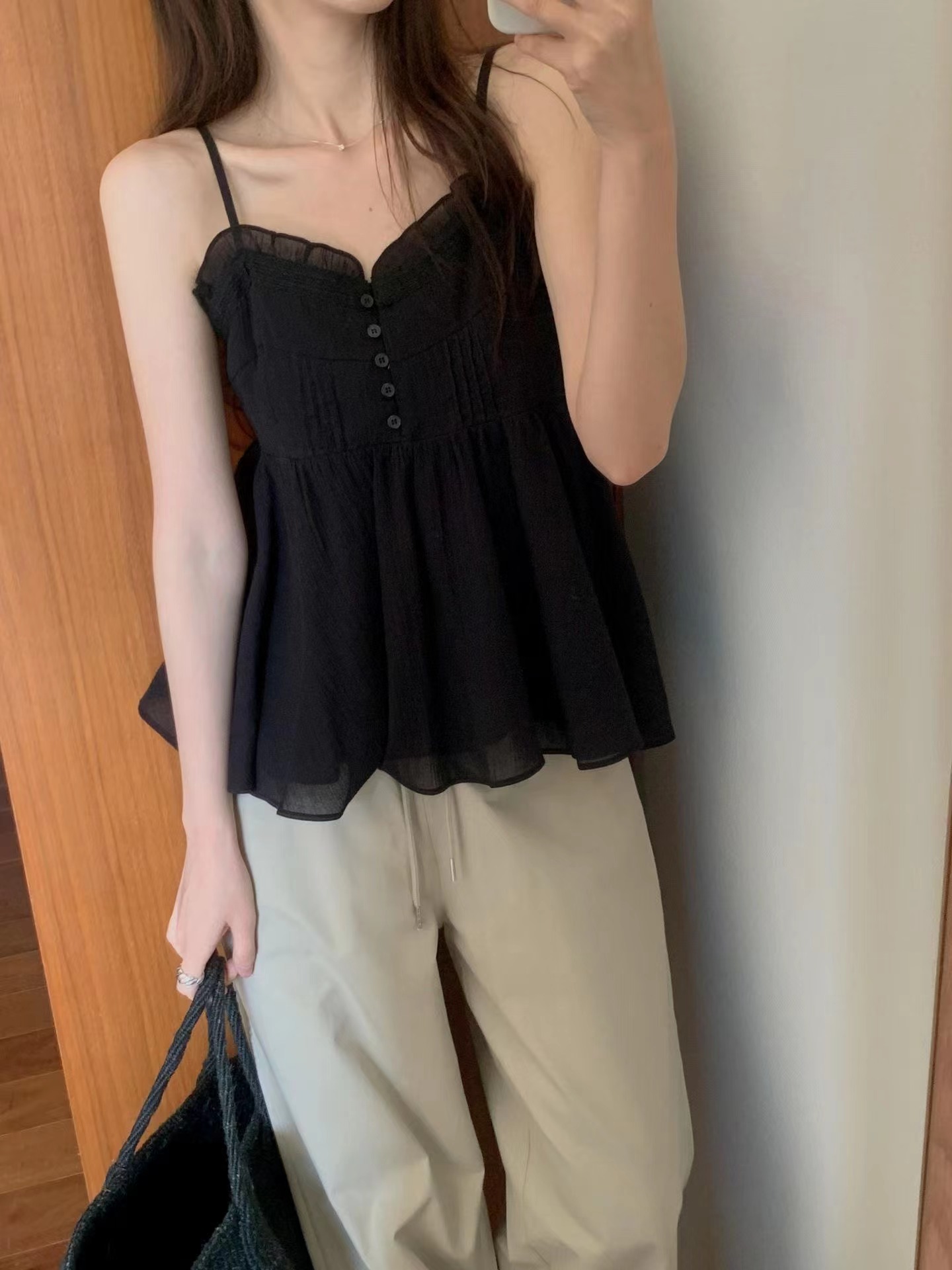 MIELLE-미엘르-OT韓國直郵女裝新品休閑26春夏吊帶背心MIELLE-2件起吊帶/背心圖色2