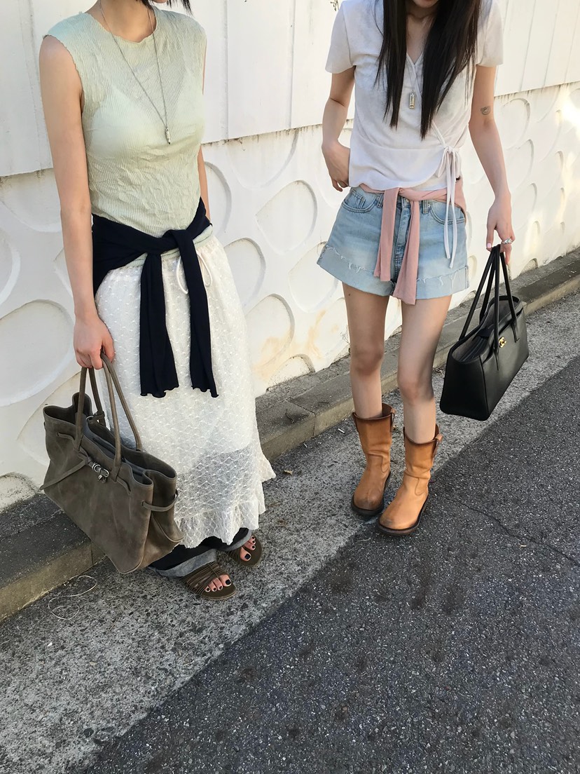 ESCHER韓國直郵女士新款26夏季推薦職業熱賣休閑人氣T恤LESCHERT恤